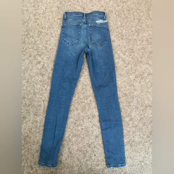 Jamie skinny high waisted blue jeans - Picture 2 of 2